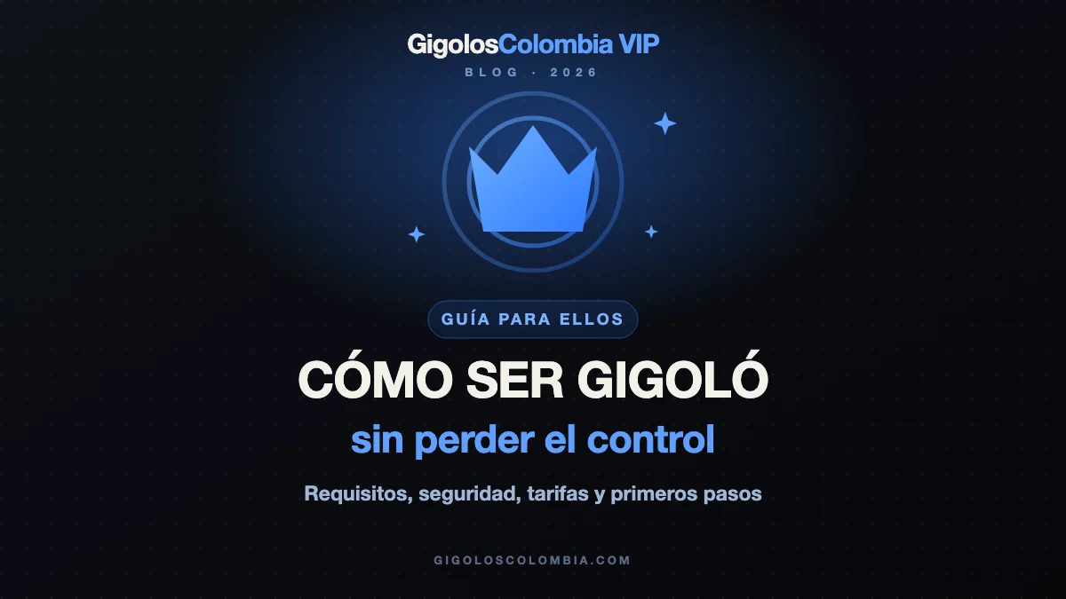 Corona dorada: sé tu propio jefe como gigoló o acompañante masculino en Colombia