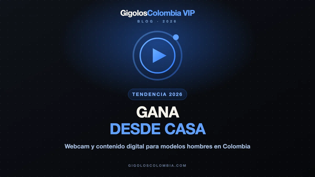 Aro de luz y cámara: webcam y contenido digital, la nueva forma de ganar de los modelos hombres en Colombia